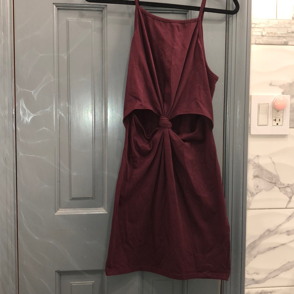 MINI DRESS WITH CUT OUT DETAIL